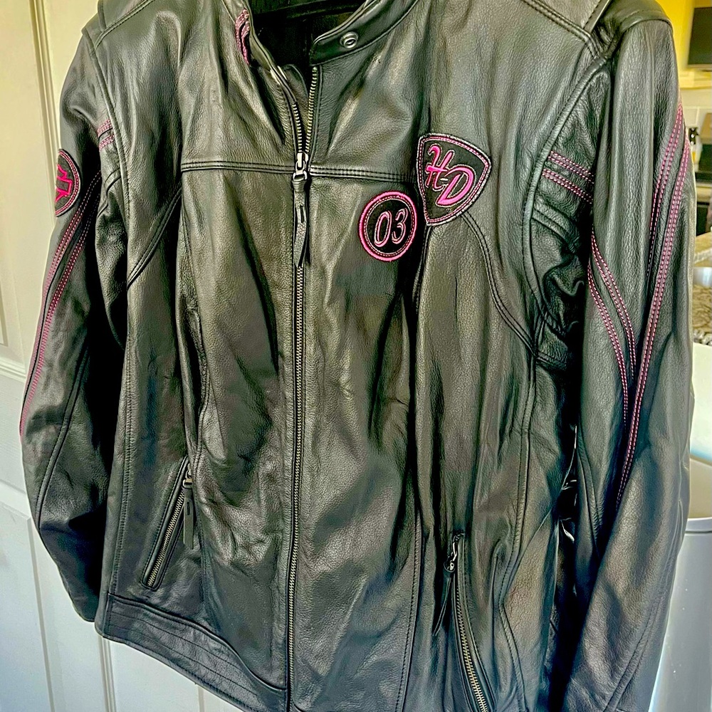 Women’s Harley Davidson riding leather jacket